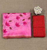 Pure silk Saree with hand paint