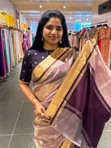 Pink Handloom Tissue