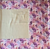 Ivory kanchi Brocade Saree with printed border SS50500
