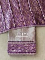 Lilac Fusion Banarasi Tissue Saree : S62109