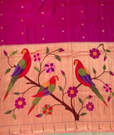 Majenta Pure Paithani lehanga : S62F130
