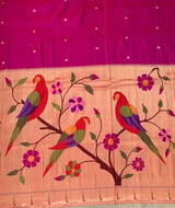 Majenta Pure Paithani lehanga : S62F130