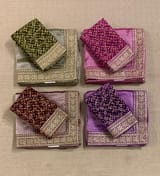 Majenta Pure Tissue Saree with velvet Bandhini pitawork blosue SS50418