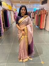 Pink Handloom Tissue