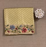 Apple Green Kanchi Tissue Brocade Saree With jamdani inspired embroidery SS50203