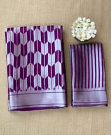 Purple Banarasi chinia brocade saree SS5091