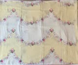 Ombre Dyed Floral Printed Pure Linen Saree