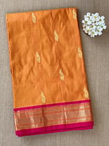 Mustard Pure handloom yeola pythani Saree