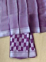 Purple Banarasi chinia brocade saree SS5091