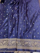 Navy Mashru Silk Saree SS50533