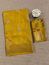 Mustard Kanchi Soft Drape Saree SS50200