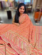 Designer Printed Crepe Silk Saree