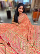 Designer Printed Crepe Silk Saree