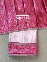 Pastel Pink Tissue fusion Saree : S62107