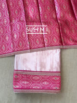 Pastel Pink Tissue fusion Saree : S62107