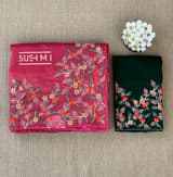 Ruby Pink Banarasi Jute Tissue stripes saree DSCL042