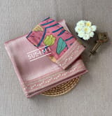 Dusty Pink Banarasi tonchoi with pen kalamkari Blouse : D62F020