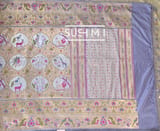 Lilac Banarasi paithani Ektara Tissue Saree : D62F003