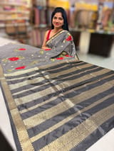 Banarasi tissue with embroidery SS50208