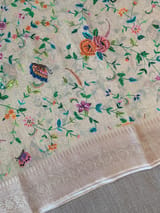 Printed Chanderi Silk Saree SS50367