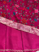 Rani Pink Tussar with fusion blouse SS50457