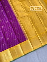 Purple vaira oosi vintage kanjeevaram saree : S62F149