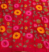 Red Tissue saree with kanchi silk embroidered blouse