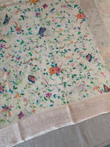 Printed Chanderi Silk Saree SS50367