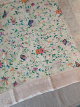 Printed Chanderi Silk Saree SS50367