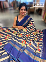 Printed Kanjeevaram soft silk saree : S62F126