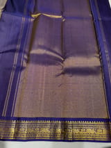 Ivory checks kanjeevaram saree SS50147