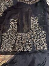 Gold Tissue Designer Hand work Saree SS50231