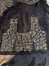 Gold Tissue Designer Hand work Saree SS50231
