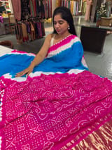 Pure gajji silk saree Rai bandhej Saree SS50524