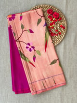 Majenta Pure Paithani lehanga : S62F130