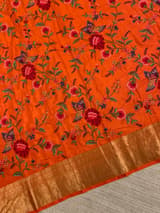 Orange Kanchi Soft Drape Saree SS50199
