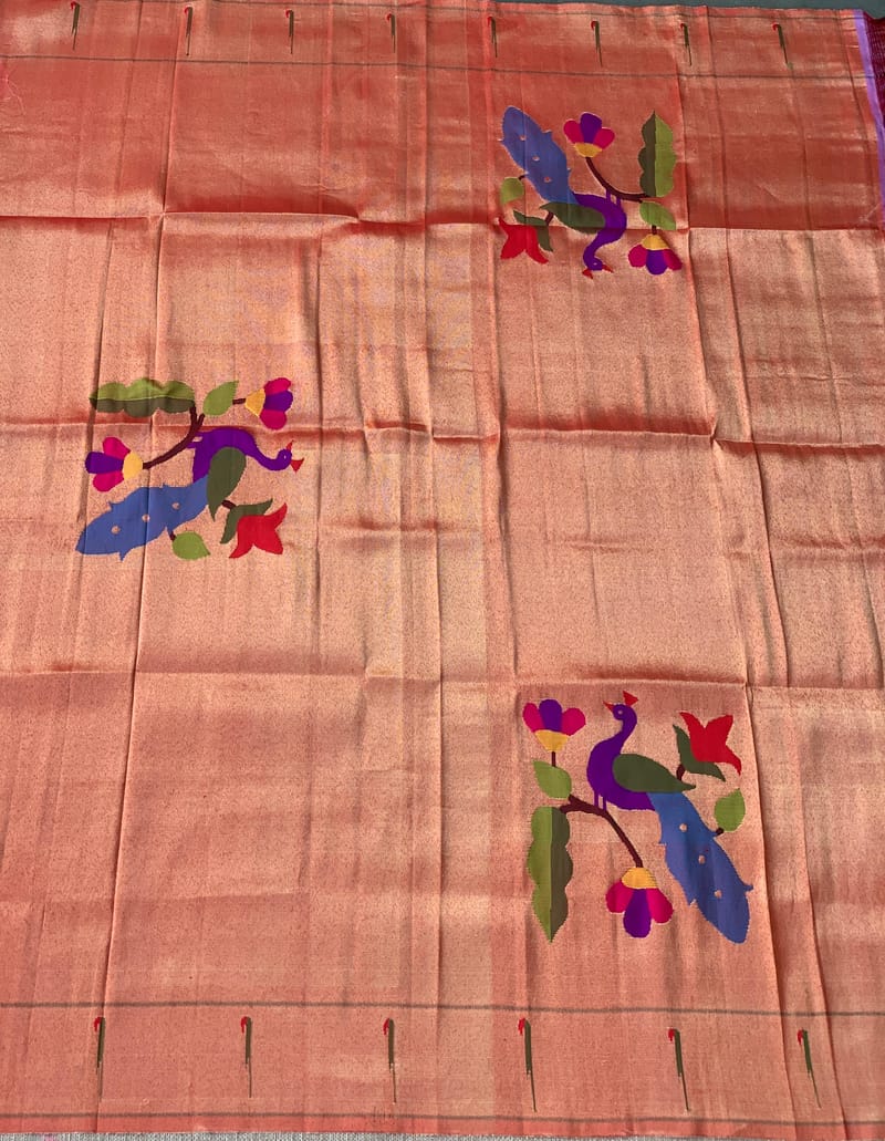 Pure Handloom Pythani Tissue blouse