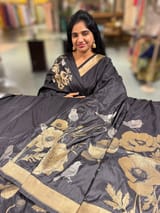 Black  Ektara Banarasi Designer Silk  SAREE