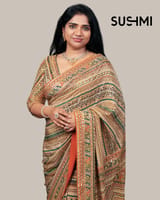 Designer crepe saree