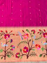 Dark Pink Pure Paithani lehanga : S62F135