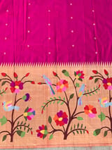 Dark Pink Pure Paithani lehanga : S62F135