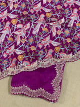 Pure Organza Handwork Saree with heavy Designer Blouse