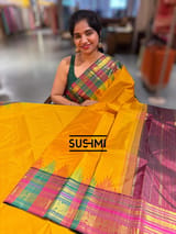 Mustard Vintage Kanjeevaram Saree SS50153