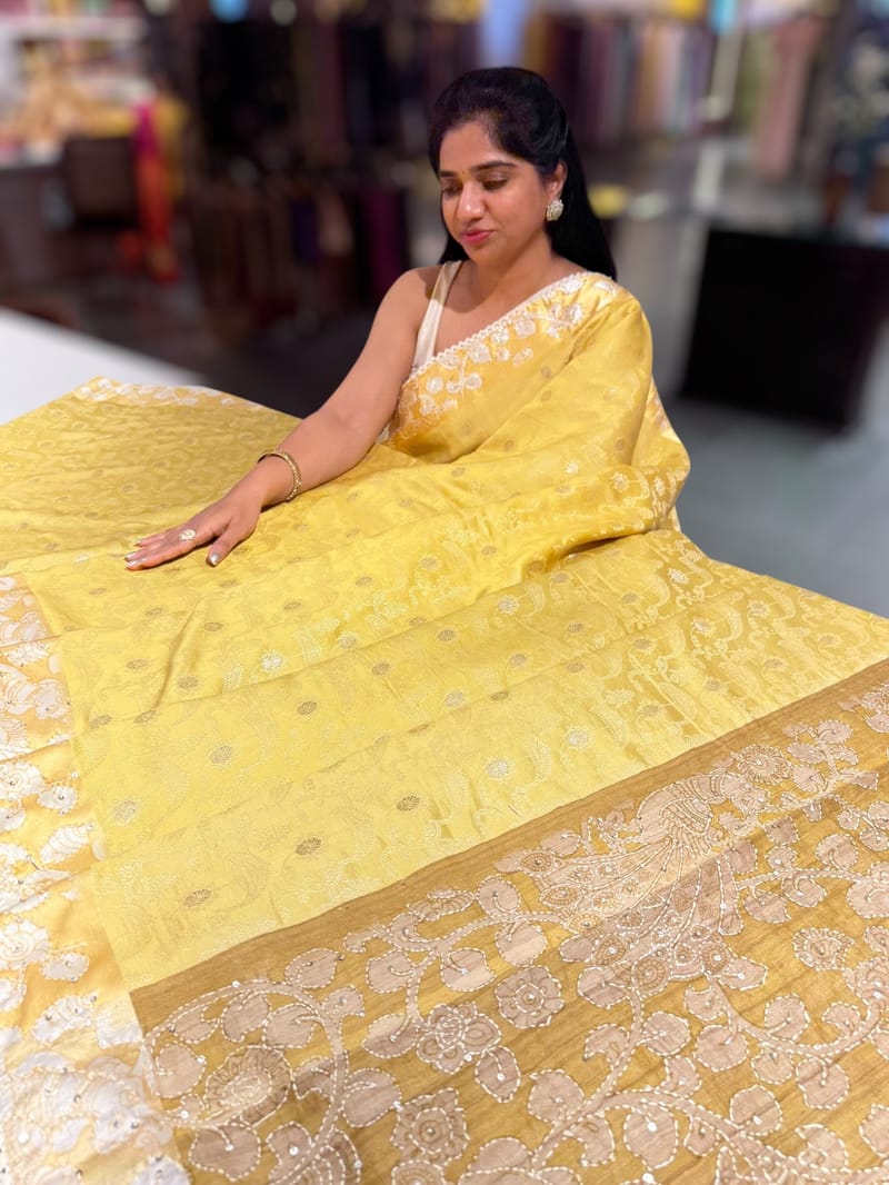 Mashru Saree with kalamkari SS50581