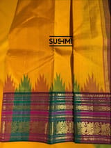Mustard Vintage Kanjeevaram Saree SS50153