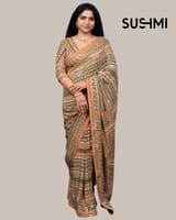 Designer crepe saree
