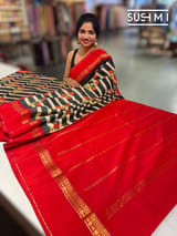 Printed Kanjeevaram soft silk saree : S62F125