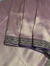 Lilac & Purple Combo Banarasi Tissue Brocade saree SS50217