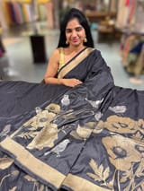 Black  Ektara Banarasi Designer Silk  SAREE