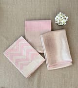 Pastel Pink Banarasi Mul Silk Brocade 3-pc Sharara Suit set : SS62J14